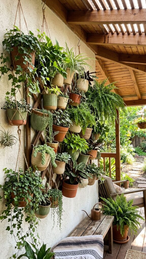 20. Build a Grouped Gallery Wall of Plants