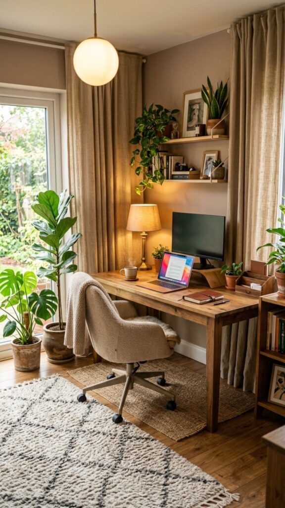 20. Create a Complete Cozy Workspace With Layered Textures