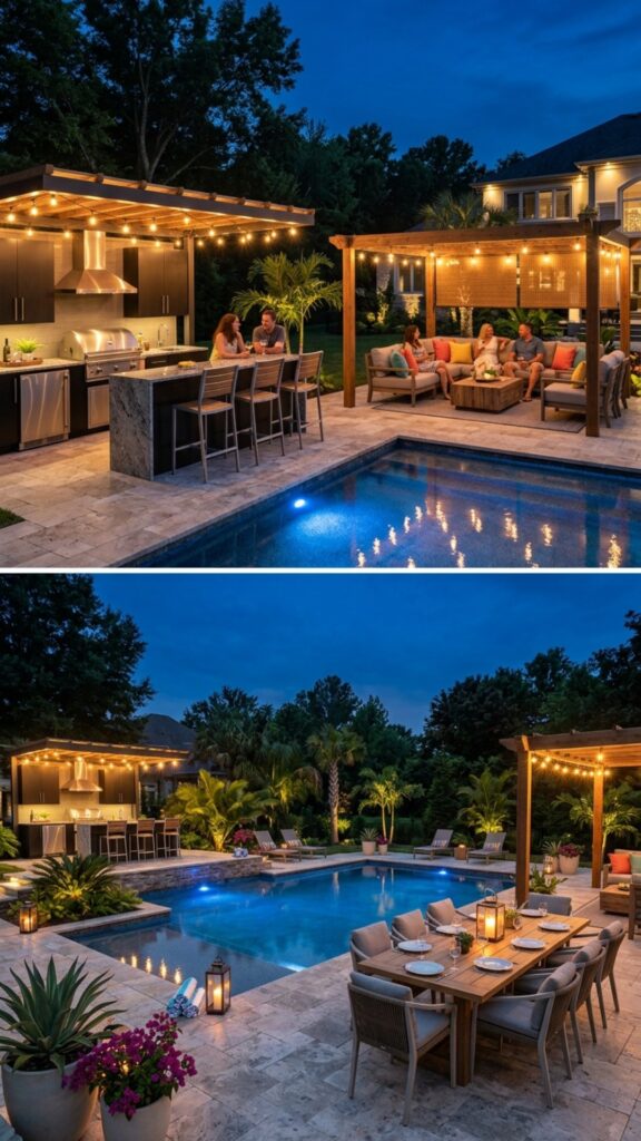 20. Create a Complete Poolside Entertainment Zone