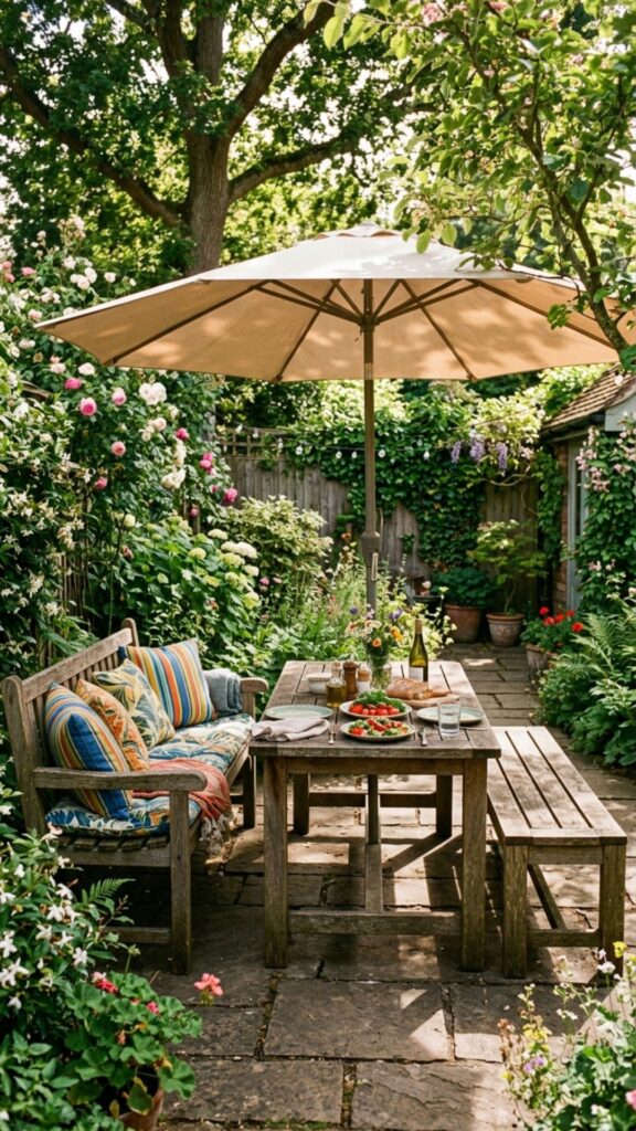 20. Create a Dining Nook with Bench Seating
