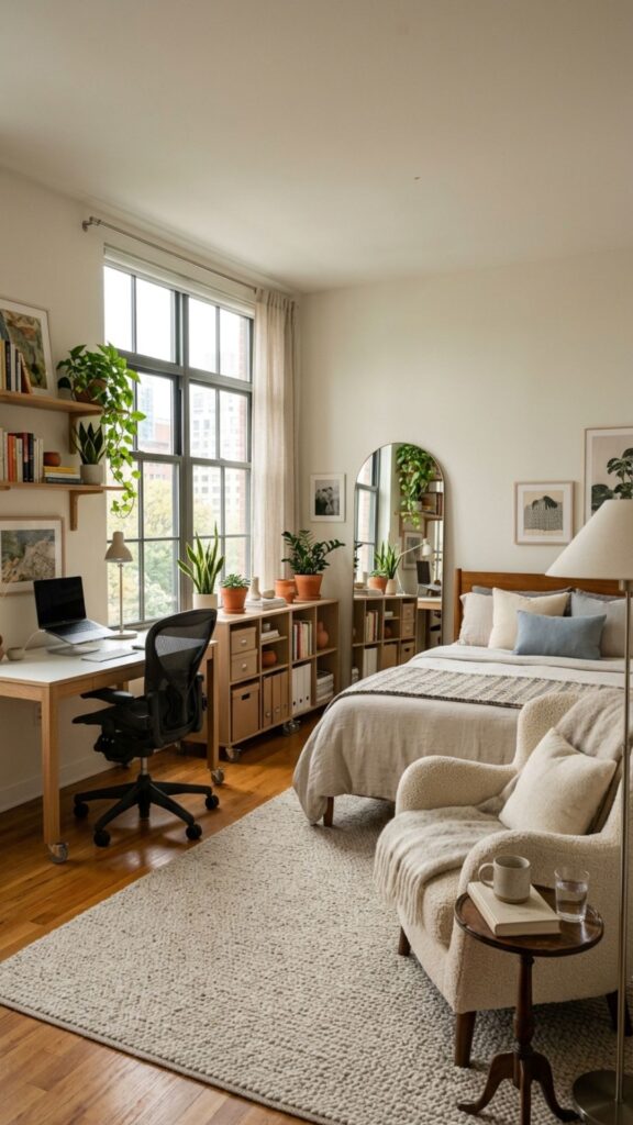 20. Design a Flexible Bedroom Office Layout