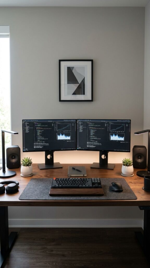 20. Design a Fully Symmetrical Multi-Monitor Office