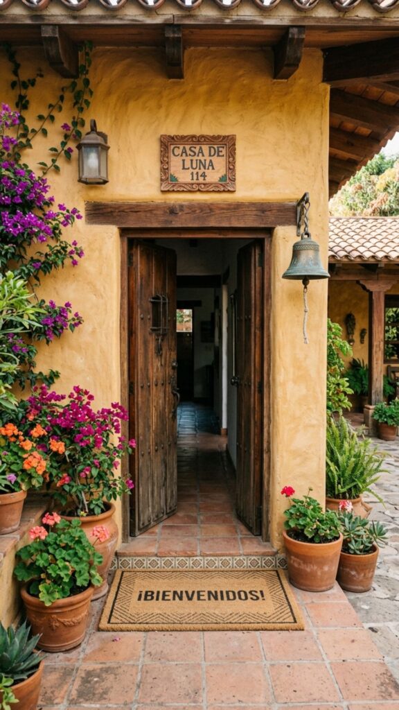 20. Finish With a Woven Doormat and Details