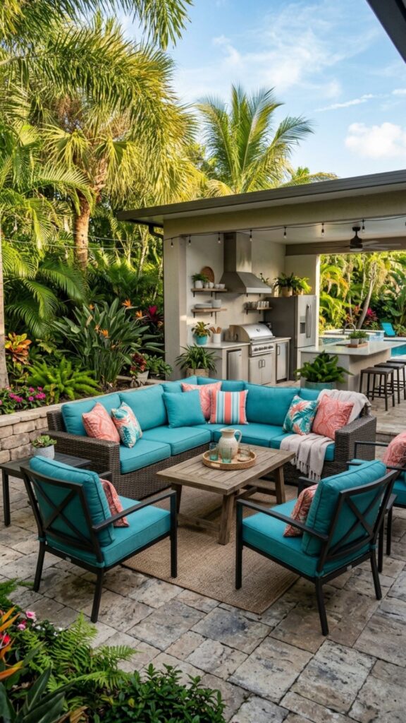20. Invest in Weatherproof Furniture and Cushions