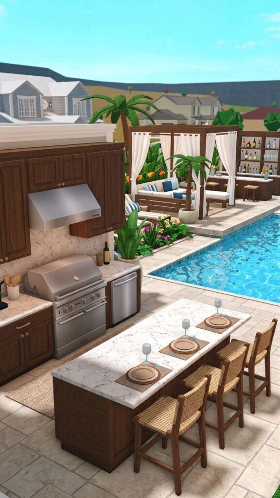 20. Luxury Resort-Style Kitchen