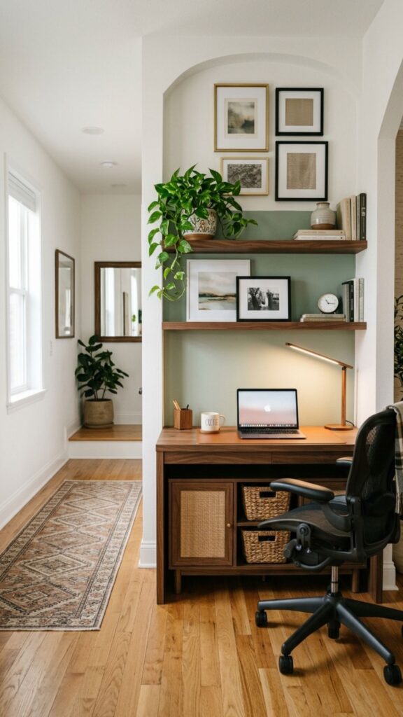 20. Make the Workspace Feel Like Part of the Decor