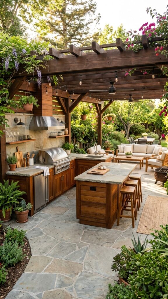 20. Match the Kitchen Materials With the Patio