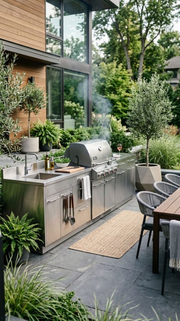 20. Outdoor Aluminum Kitchen Cabinets