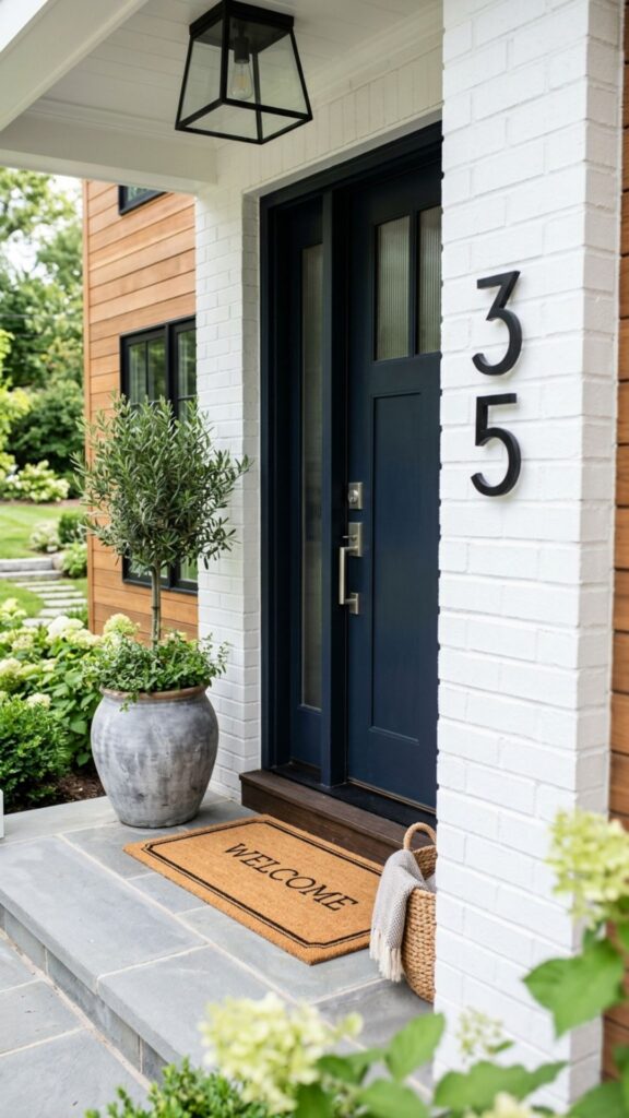 20. Refresh Your Porch Numbers and Hardware