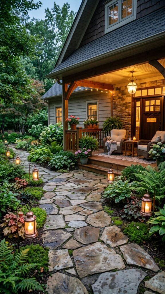 20. Stone or Brick Walkway