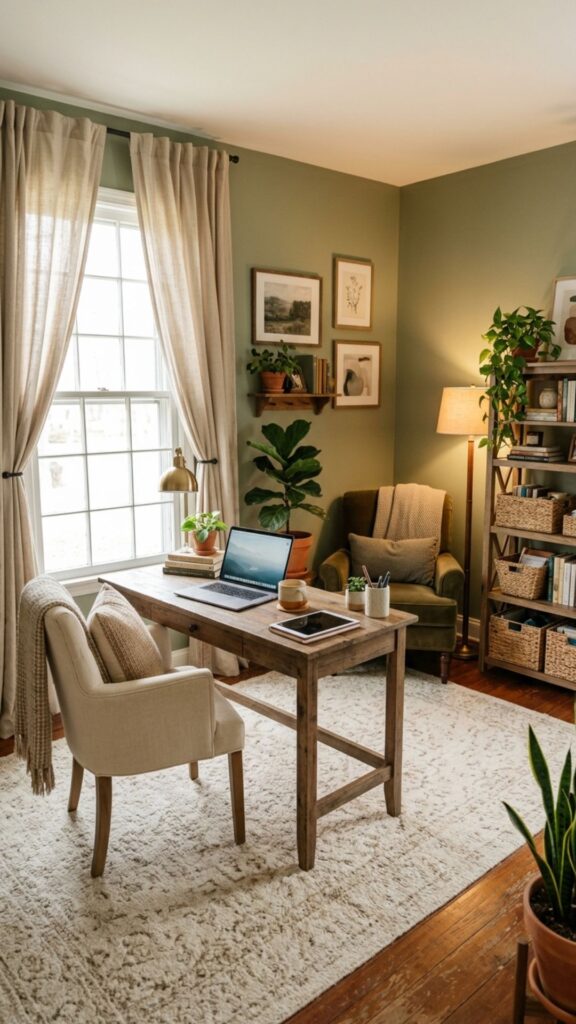 20. Style the Office Like a Room, Not a Workplace