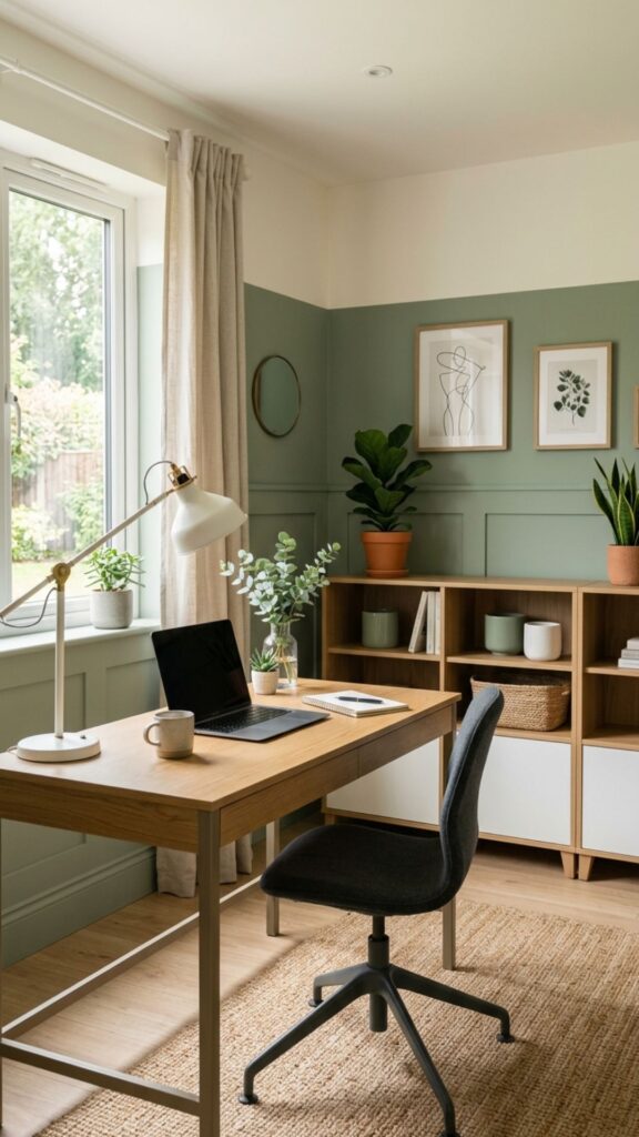 20. Two-Tone Walls for More Visual Interest