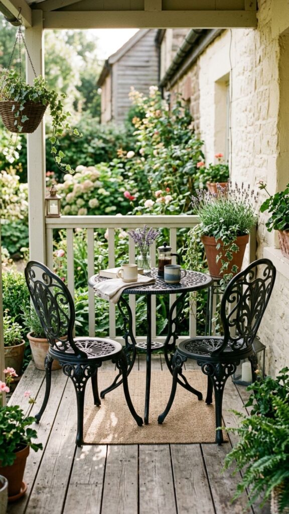 3. A Cozy Bistro Set for Small Porches