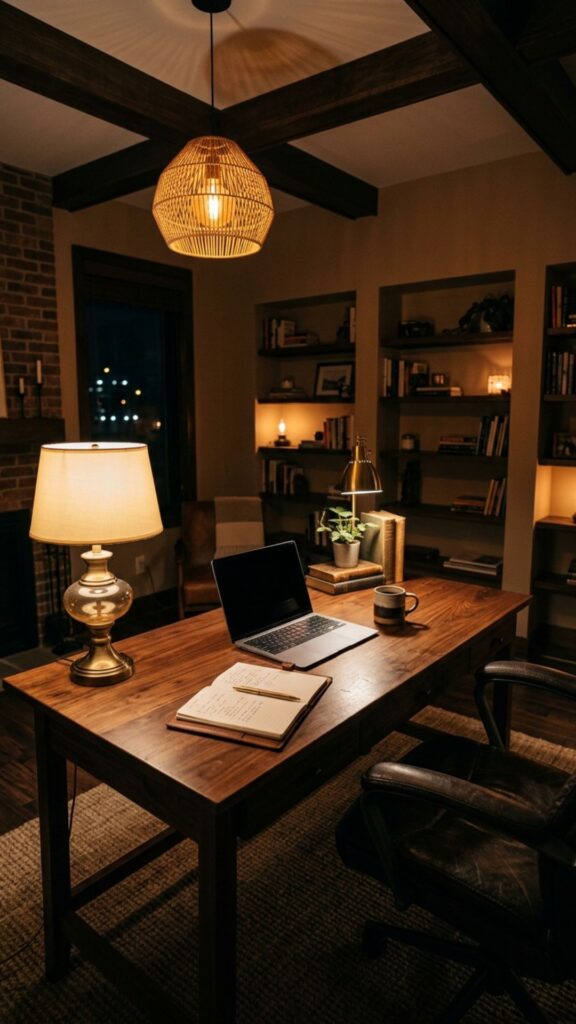 3. Add Warm Lighting Instead of Bright White Lights