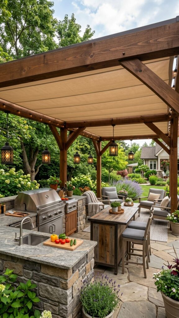 3. Add a Covered Roof or Pergola