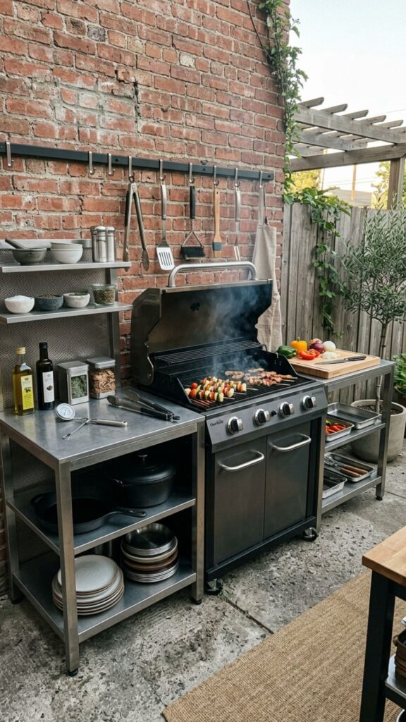 3. Build a Grill Surround With KUNGSFORS