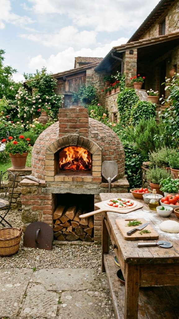 3. Build a Stone or Brick Pizza Oven
