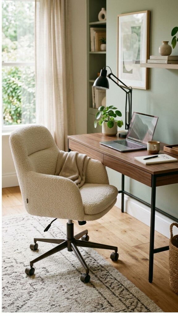 3. Choose a Comfortable Upholstered Office Chair