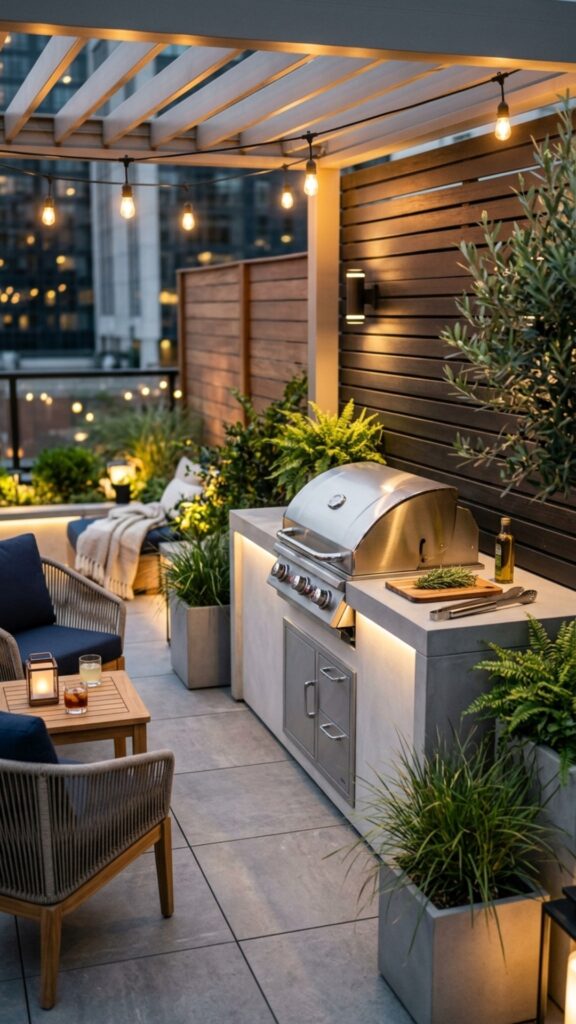 3. Choose a Small Built-In Grill