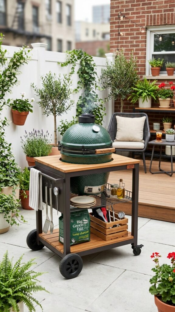 3. Compact Cart Setup — For Small Patios