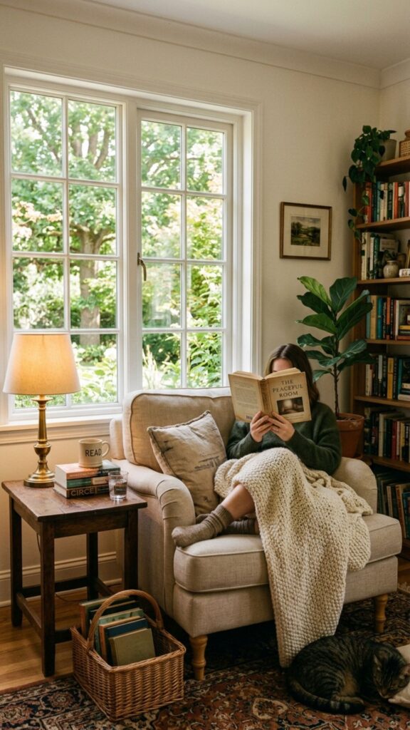 3. Cozy Reading Nook in the Corner