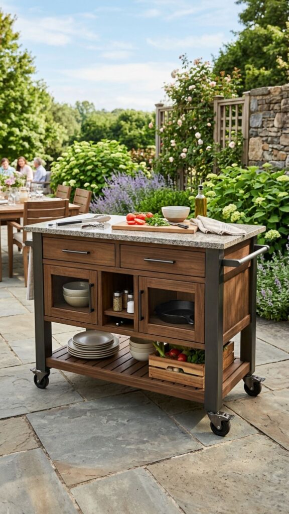 3. Create a Mobile Kitchen Island