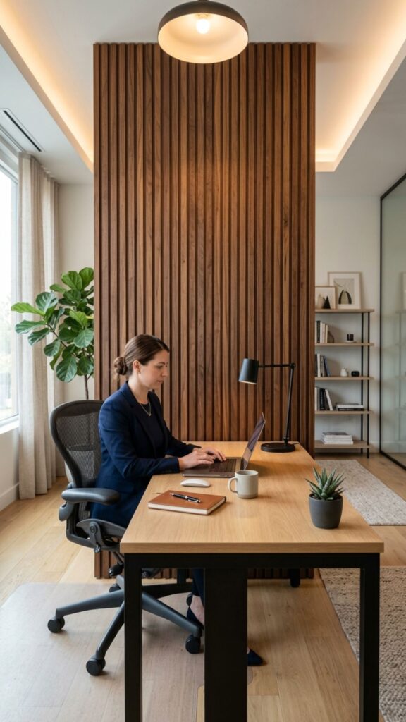 3. Create a Walnut Feature Wall