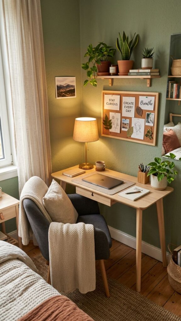 3. Design a Cozy Bedroom Office Corner