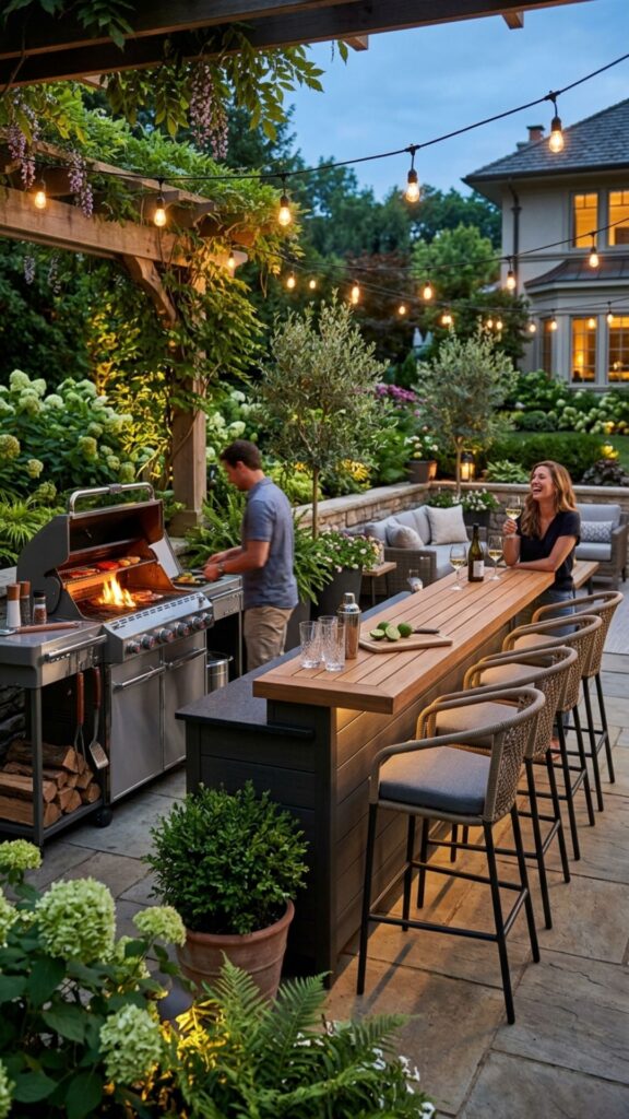 3. Install a Bar Counter With Seating