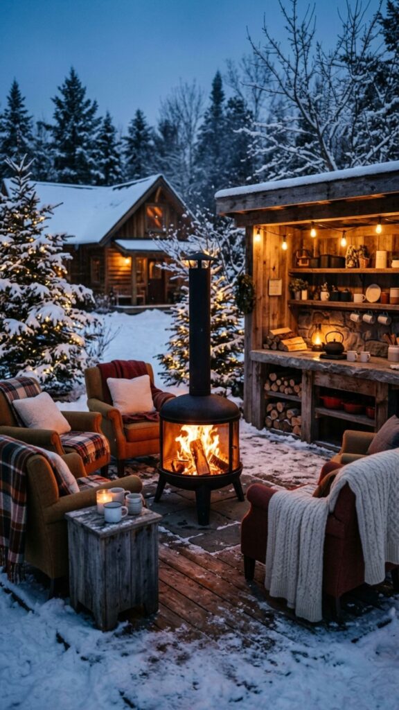 3. Install a Freestanding Fire Pit or Fireplace