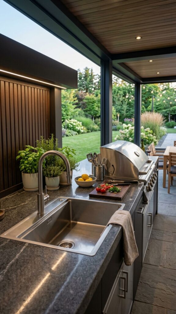3. Install a Weatherproof Sink