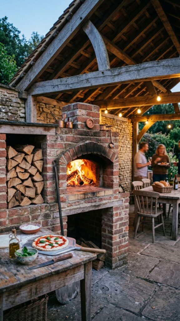 3. Install a Wood-Fired Pizza Oven