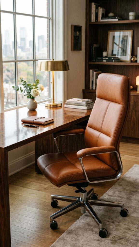 3. Invest in an Elegant Executive Chair