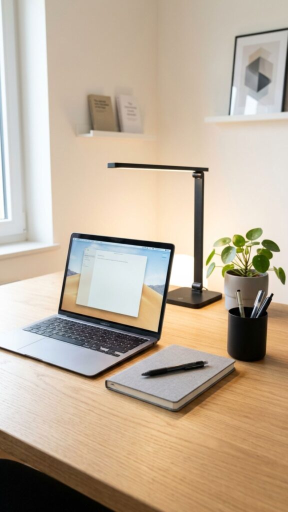 3. Keep the Desk Surface Almost Empty
