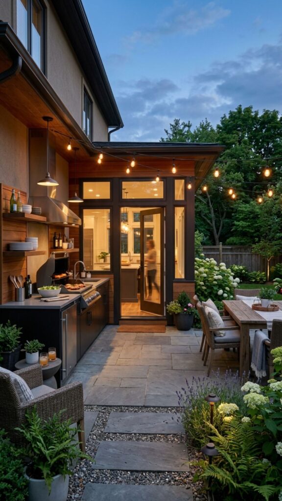 3. Keep the Kitchen Close to the Back Door