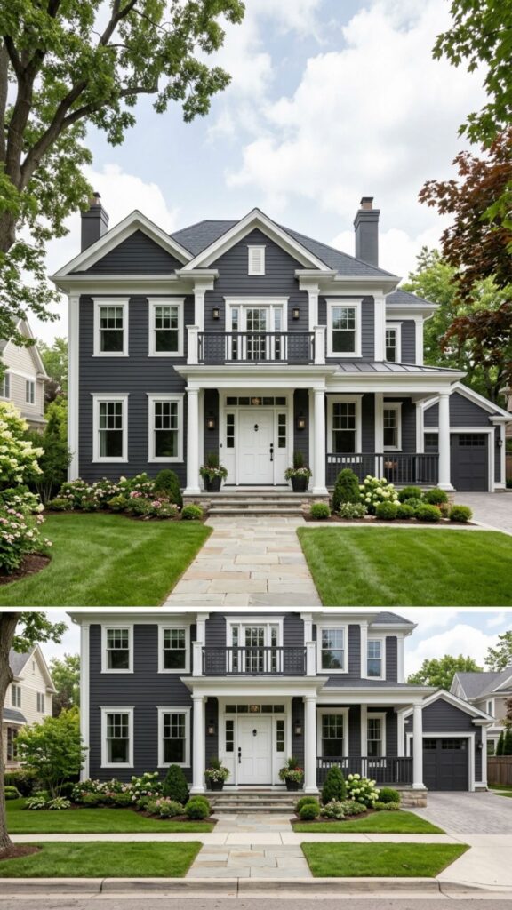 3. Layer in Crisp White Trim