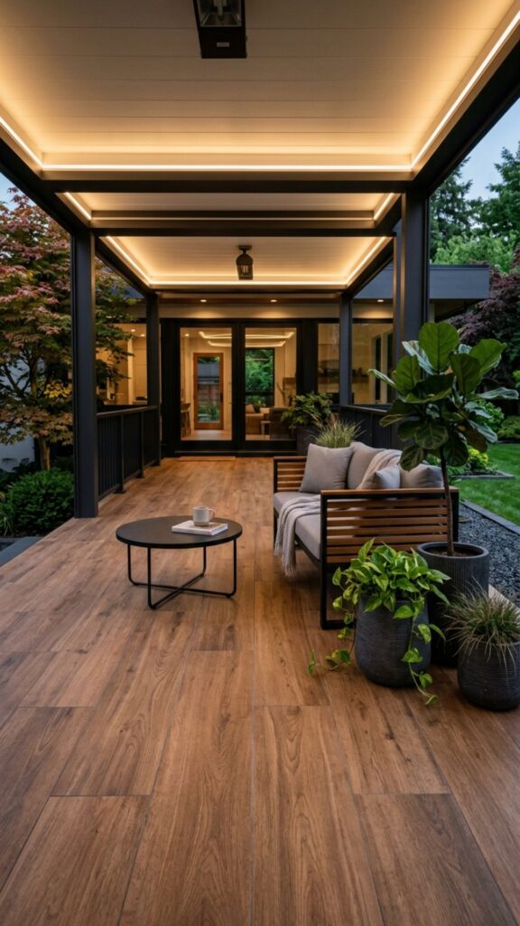 3. Porcelain Tile for Low-Maintenance Beauty
