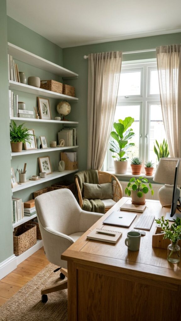 3. Sage Green for a Relaxed Natural Feel