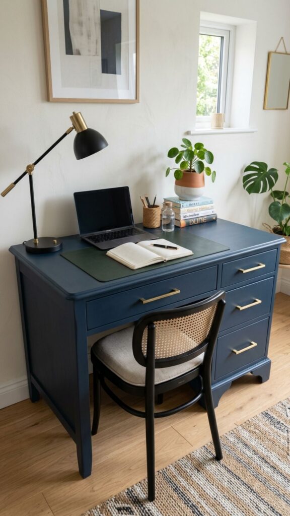 3. Upgrade an Old Desk With a Fresh Makeover