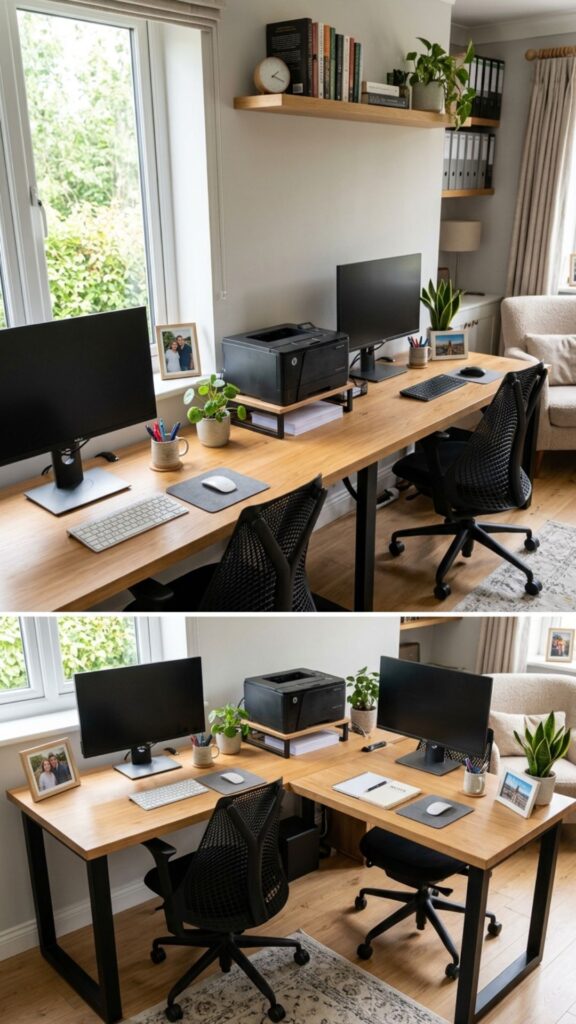 3. Use an L-Shaped Desk Layout