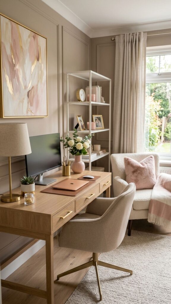 4. Add Blush Pink Without Overdoing It