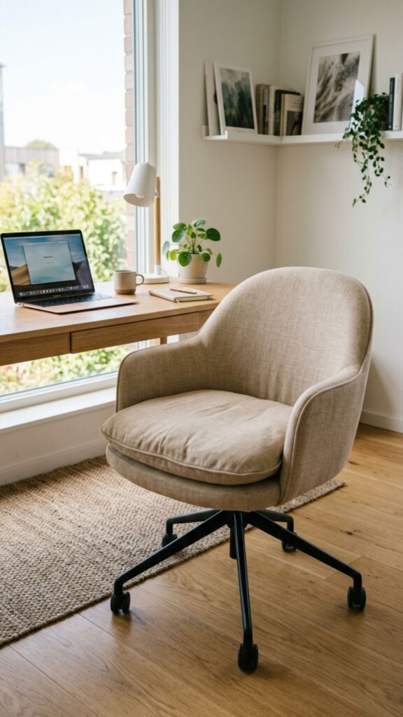 4. Add a Comfortable Chair With Soft Texture