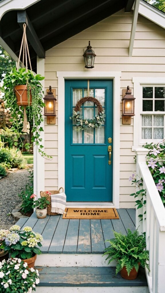 4. Add a Statement Front Door Color