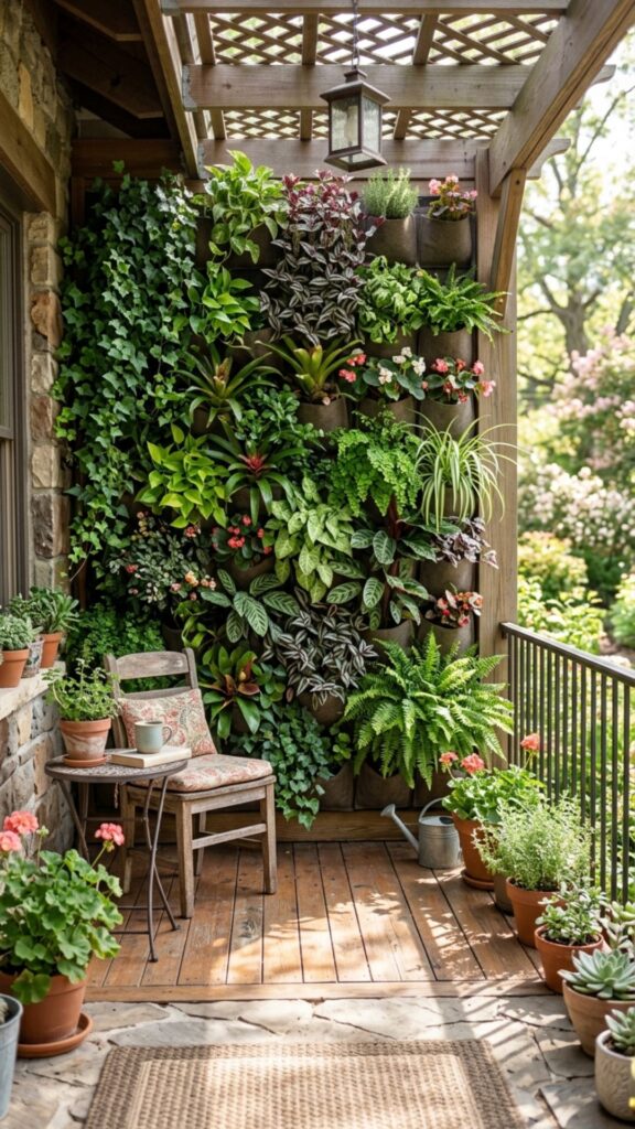 4. Add a Vertical Garden Wall