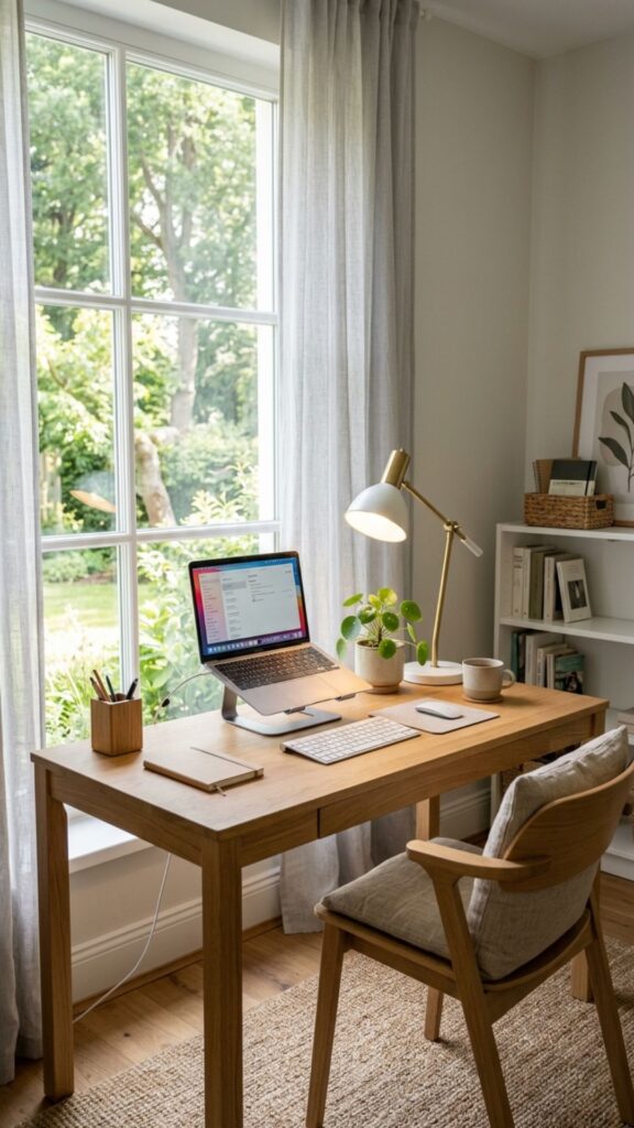 4. Build Your Workspace Around Natural Light
