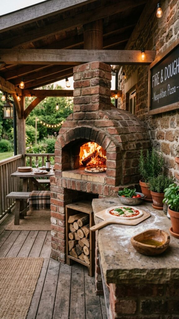 4. Build a Pizza Oven Corner