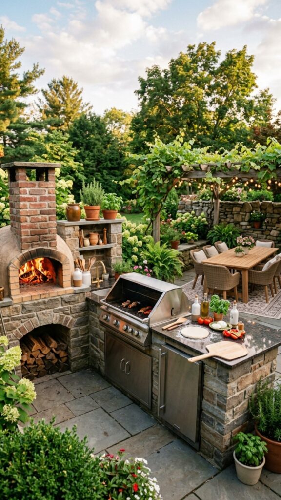 4. Build a Pizza Oven Right Next to the Grill