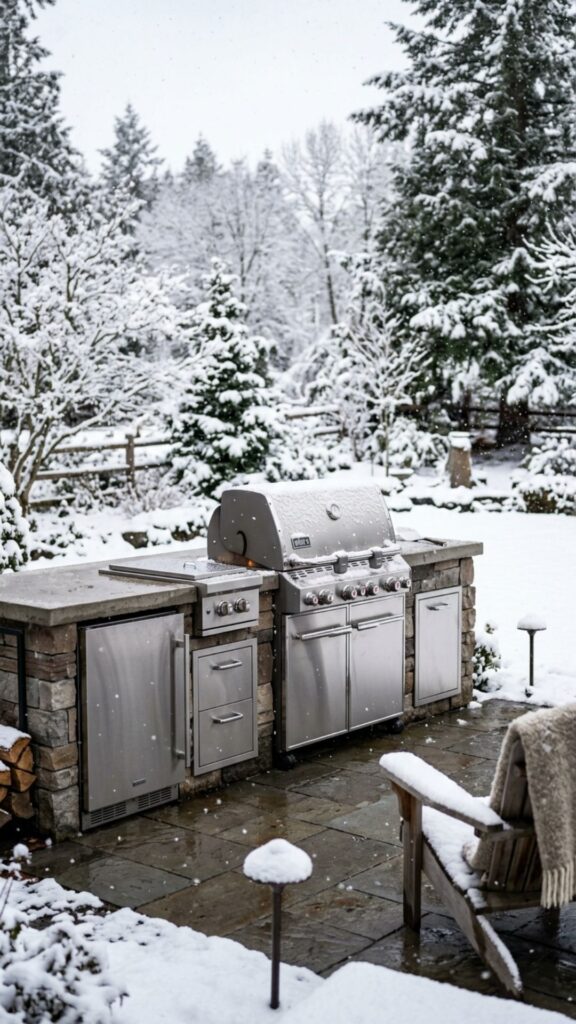 4. Choose Weatherproof Stainless Steel Appliances
