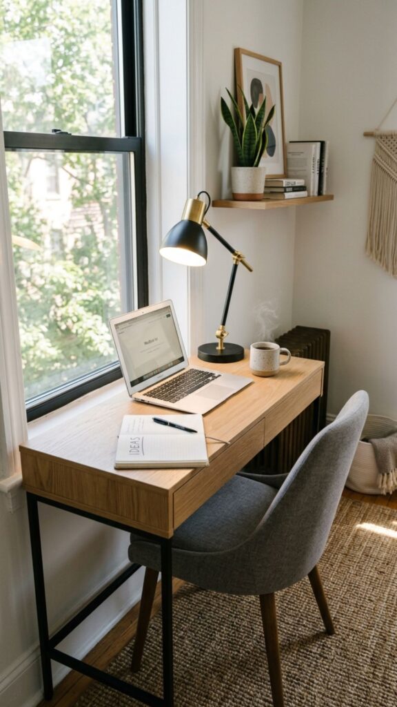4. Choose a Slim Writing Desk