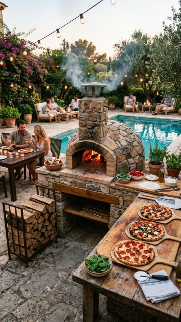 4. Create a Dedicated Pizza Oven Corner